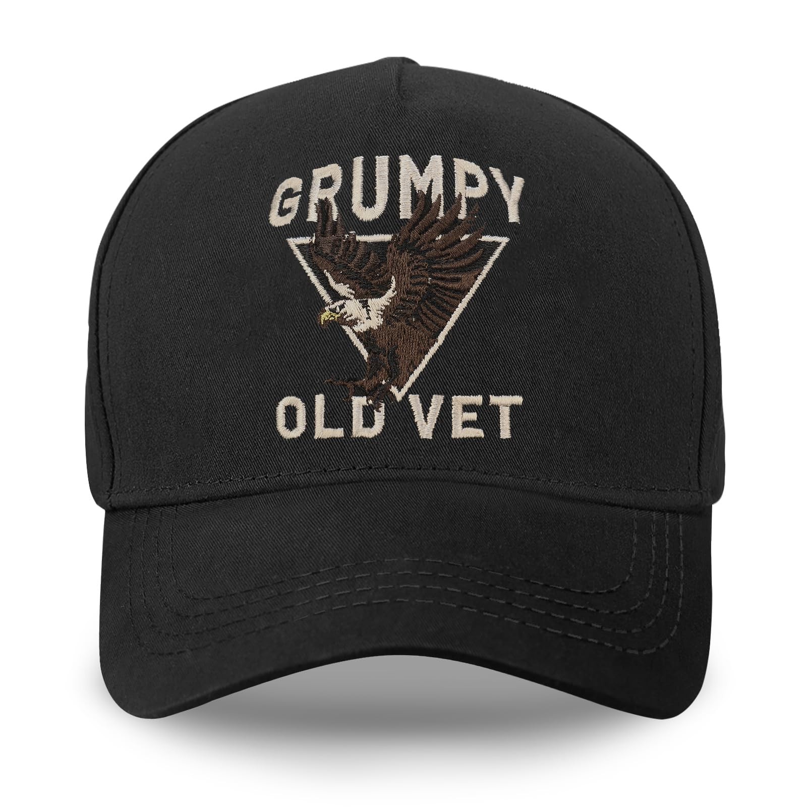 Army Hat, Veteran Hats for Men Embroidered Letters Adjustable Trucker Basebal...