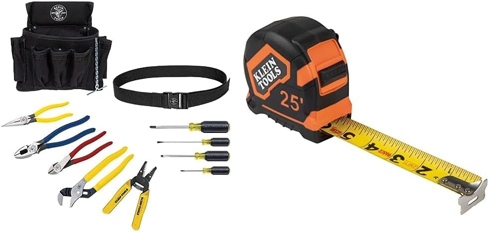 Klein Tools Apprentice 11-Piece Tool Kit Tape Measure