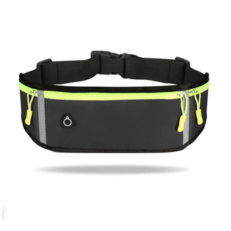 Waterproof Sport Runner Waist Bum Bag Running Jogging Belt Pouch Zip Fanny Pack