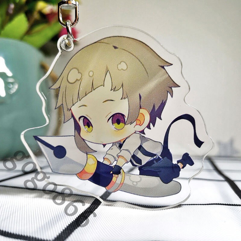 Keychains Bungo Stray Dogs Cosplay Pendant Bags Decor Anime Keychains Gift #7