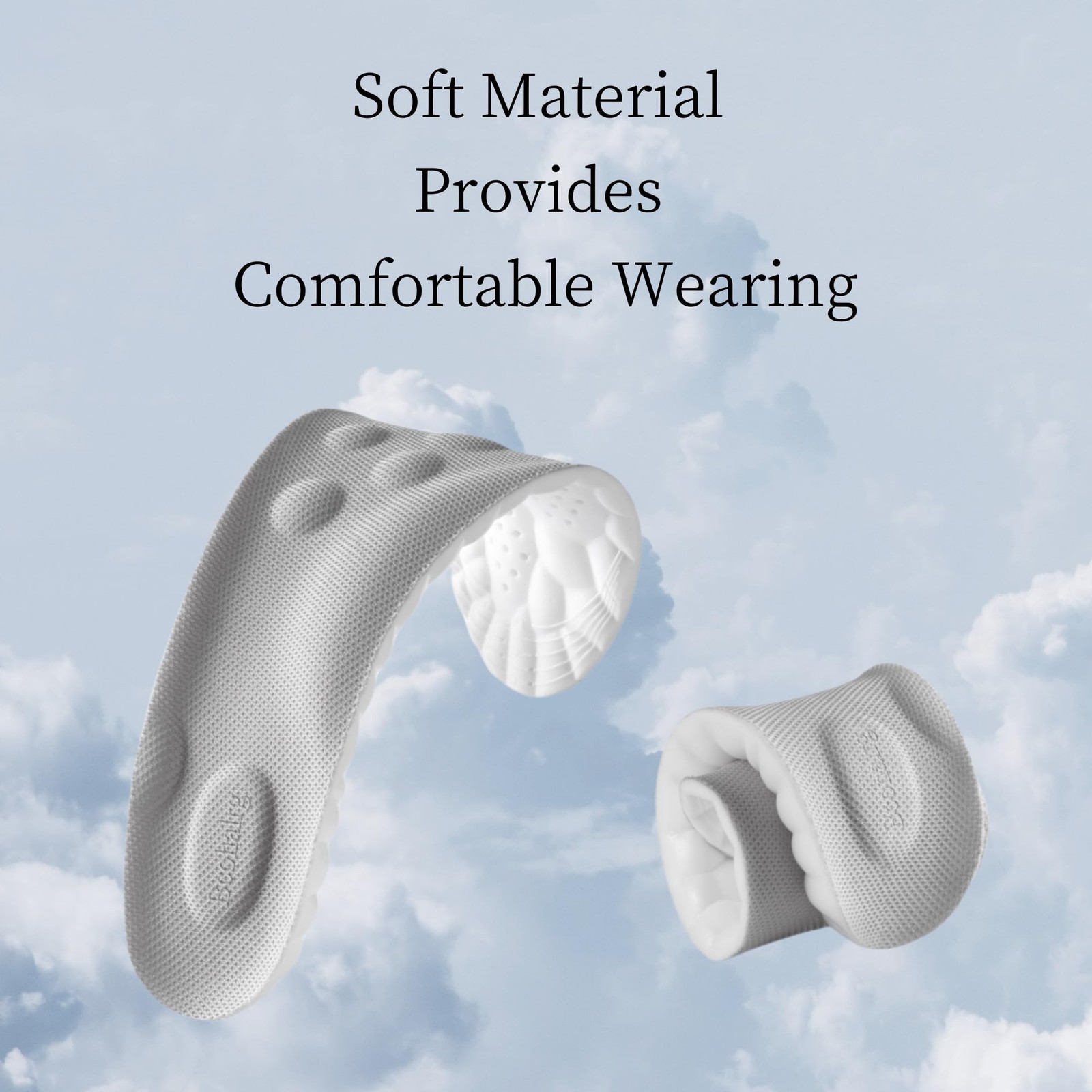 4D Cloud Tech Soles Insoles for Men Women, Super Soft Comfort Cloud Feeling C...