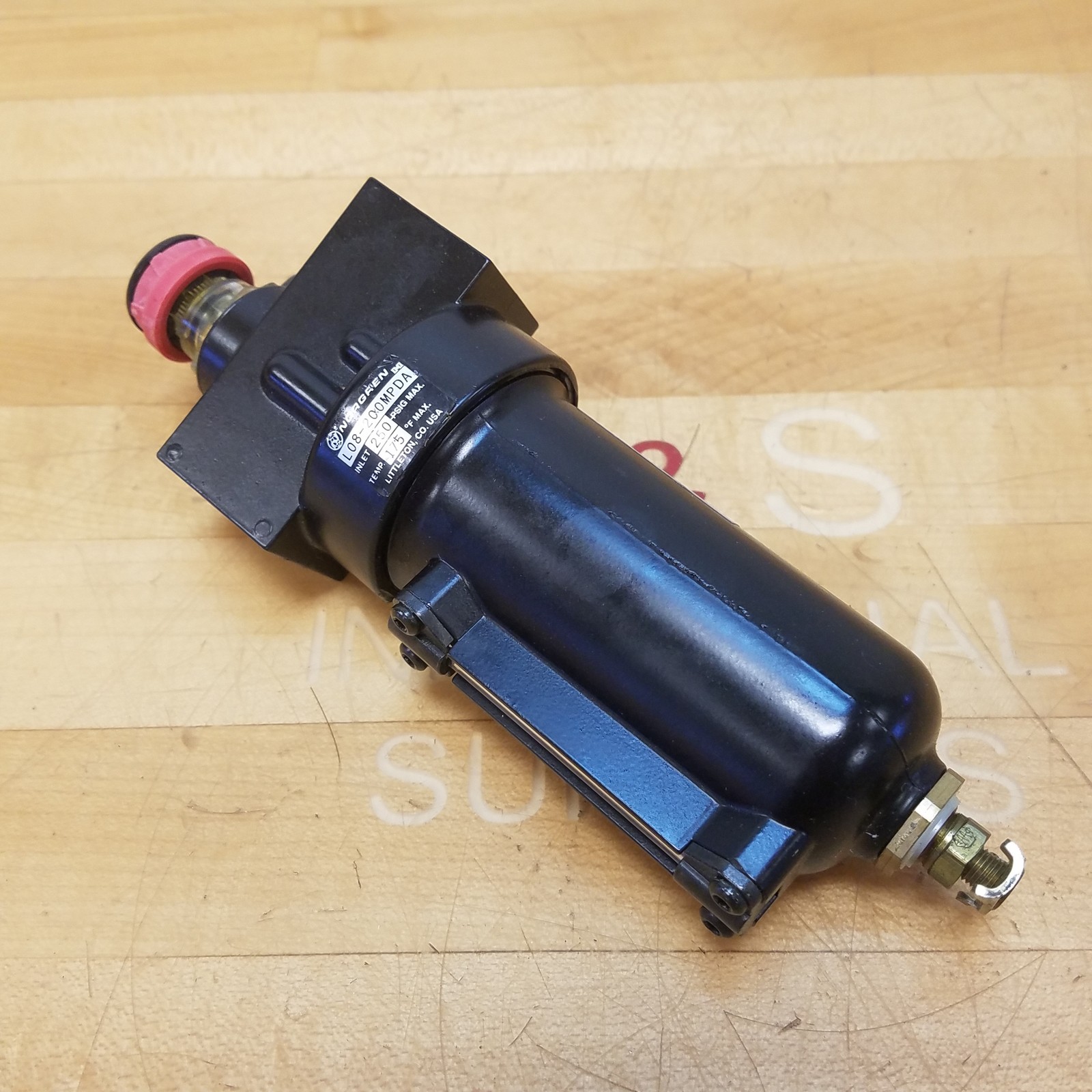 Norgren L08-200MPDA Pneumatic Lubricator, 250 PSIG Max, 1/4" NPT - USED