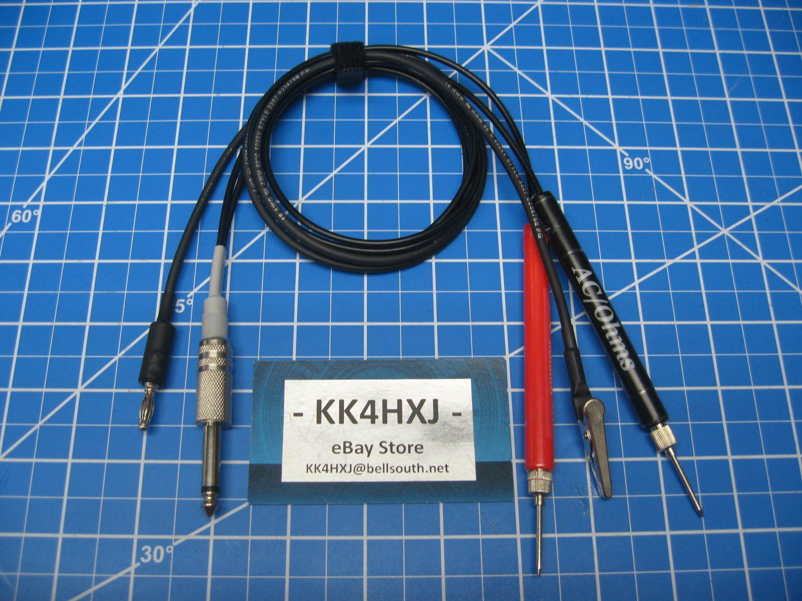 Custom Test Probe - Assembled - Eico 240/ Eico 242 - FET VOM/Solid State VTVMs