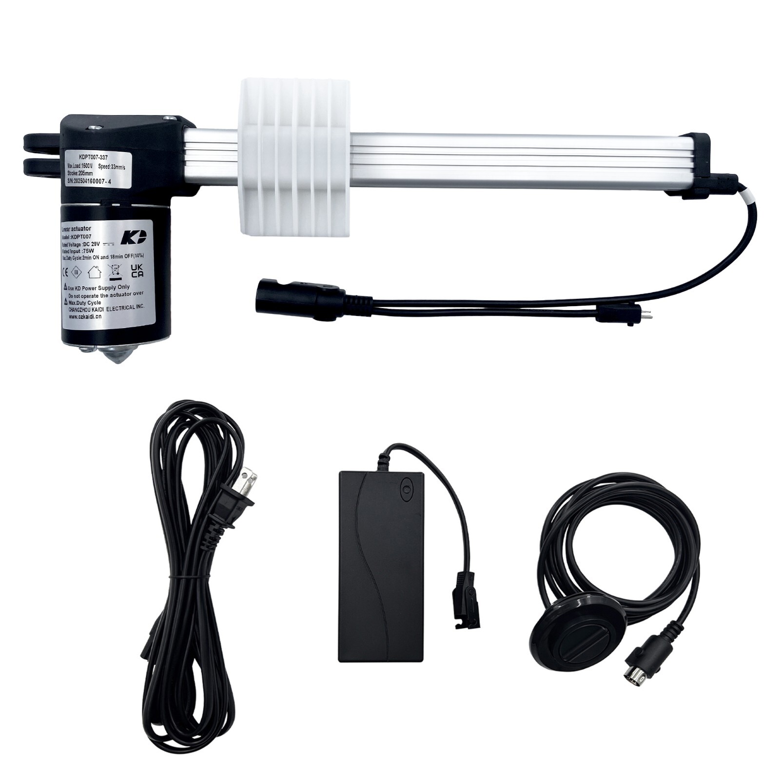 Kaidi KDPT007-337 Linear Actuator Motor for Power Recliner Chairs Replacement