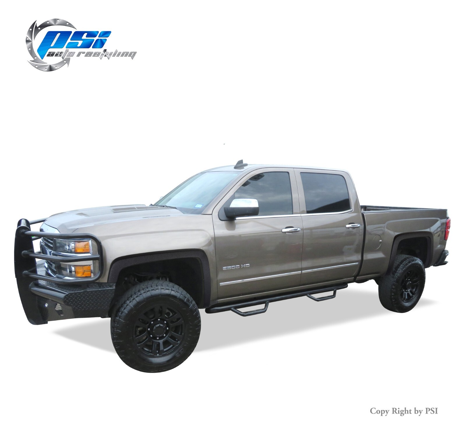 OE Style Fender Flares Fits Silverado 1500 14-18 2500HD 3500HD 15-19 ; Textured