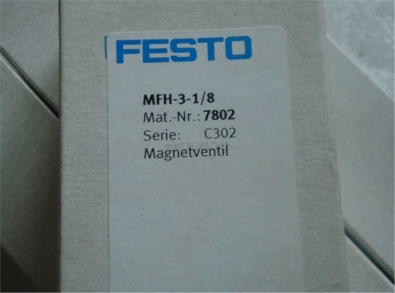 Festo Solenoid Valve MFH-3-1/8 7802 New xr