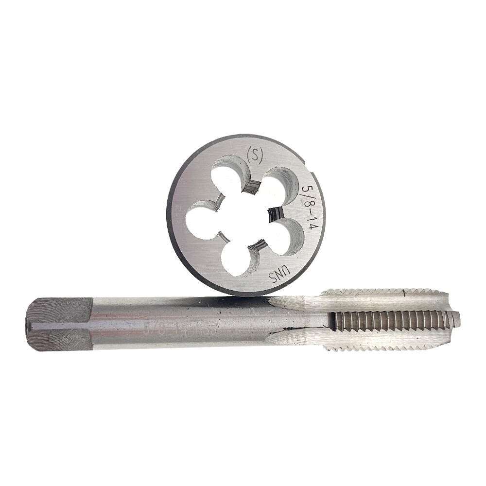 5/8x14 Tap & Die Set RH 5/8-14 Tap Die Right Hand HSS 5/8 x 14 Thread 5/8 - 14