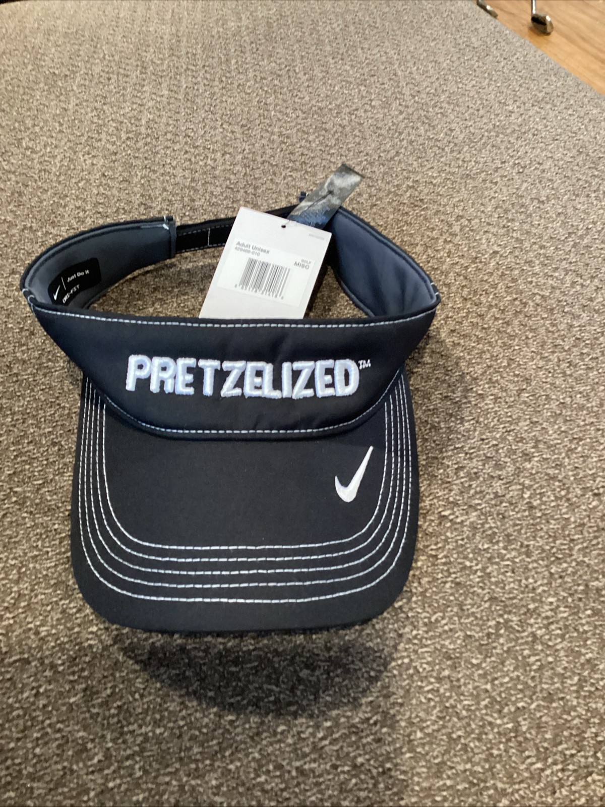 Nike Dri Fit Visor Unisex Brand New With Tags Pretzelized Company Logo