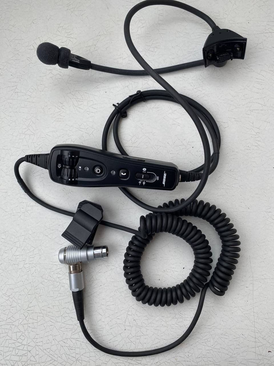 Bose A20 Aviation Headset ANR Bluetooth LEMO 6-pin For Pilot Headphones