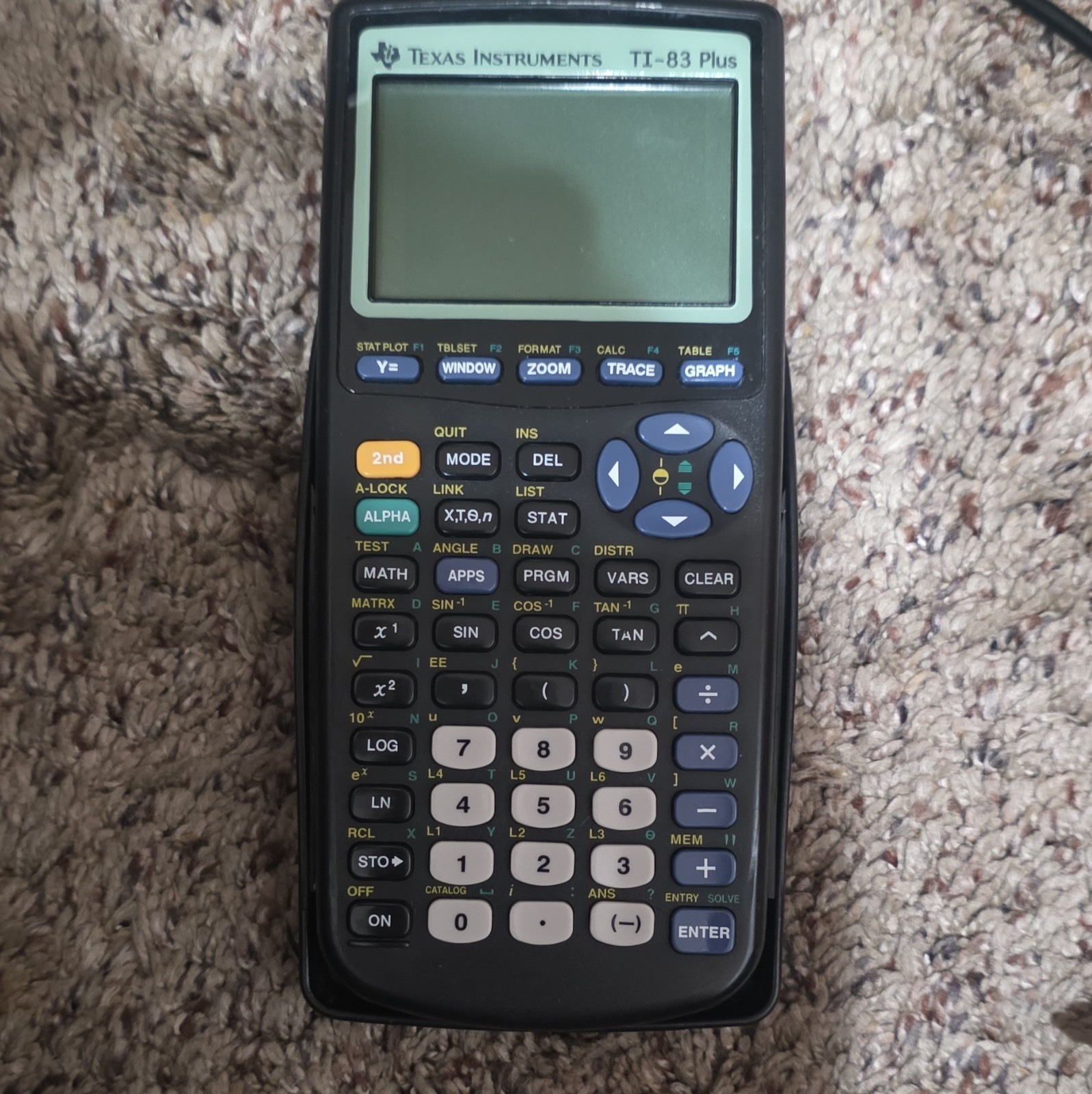 Texas Instruments TI-83 Plus Graphing Calculator LCD Display Programmable