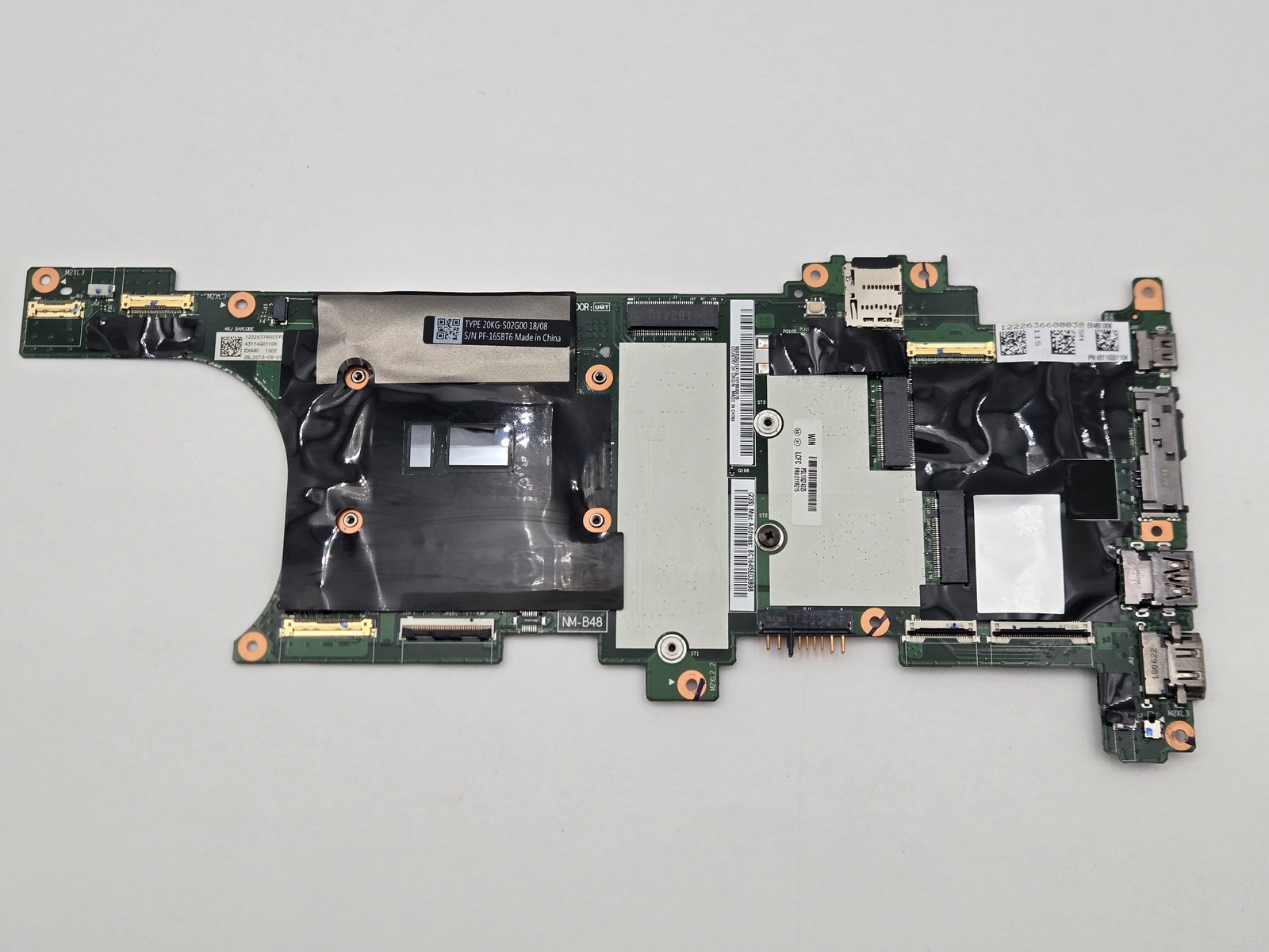 Lenovo X1 Carbon 6th Gen i5-8350U AMT TPM2 16GB VPro Motherboard 01YR215 *READ**