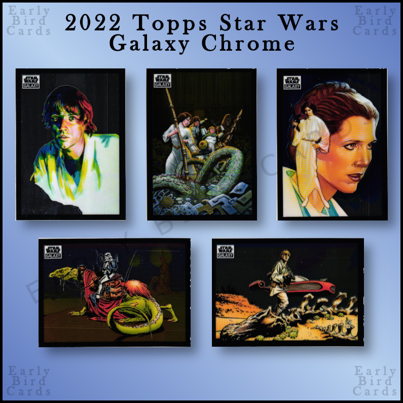 2022 Topps Star Wars Galaxy Chrome (1-100) / Pick Your Cards / Buy4+ Save40%