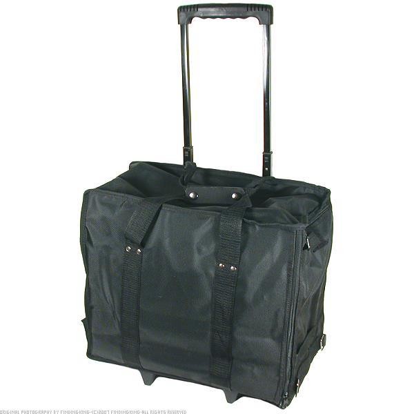 Jewelry Display Black Carrying Case w/ Wheels & Handle