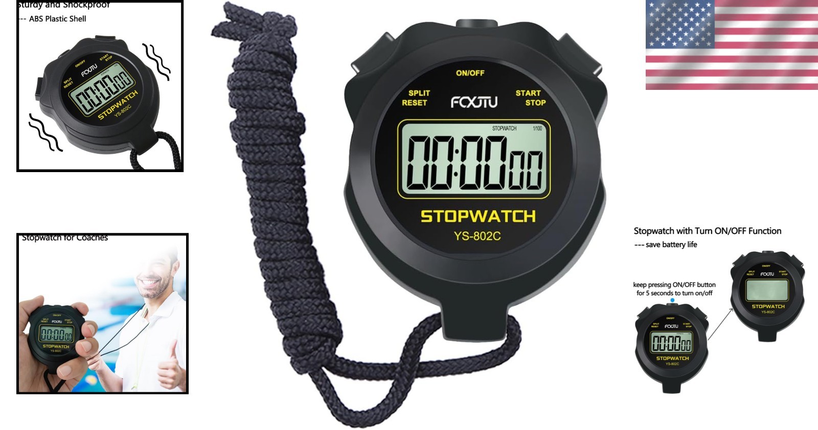 Simple Operational Digital Stopwatch - Essential for Coaches and Teachers
