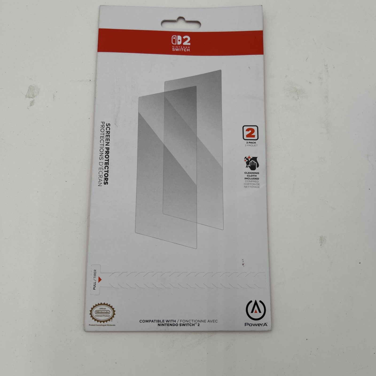 PowerA Screen Protector for Nintendo Switch 2 Pack Of Two New Sealed