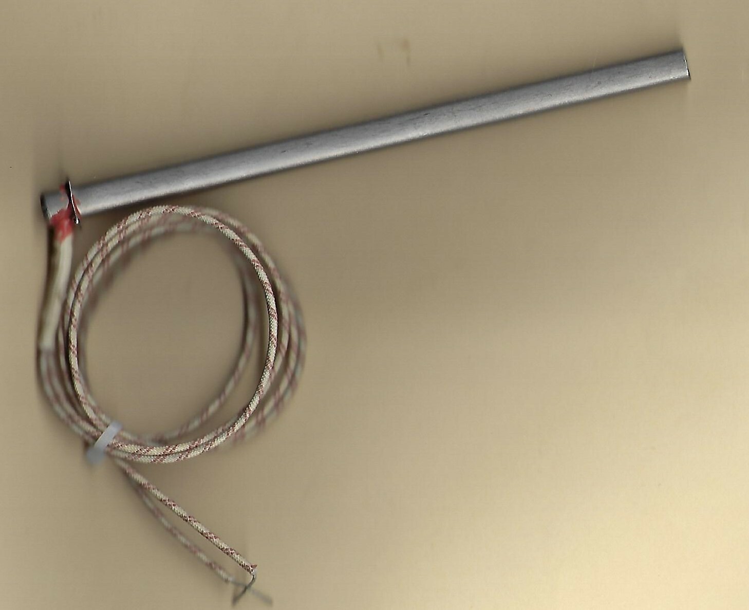 Fast Heat Cartridge Heater 3/8" Dia X 6.5" Long 200W 120V 12" Fiberglass Leads