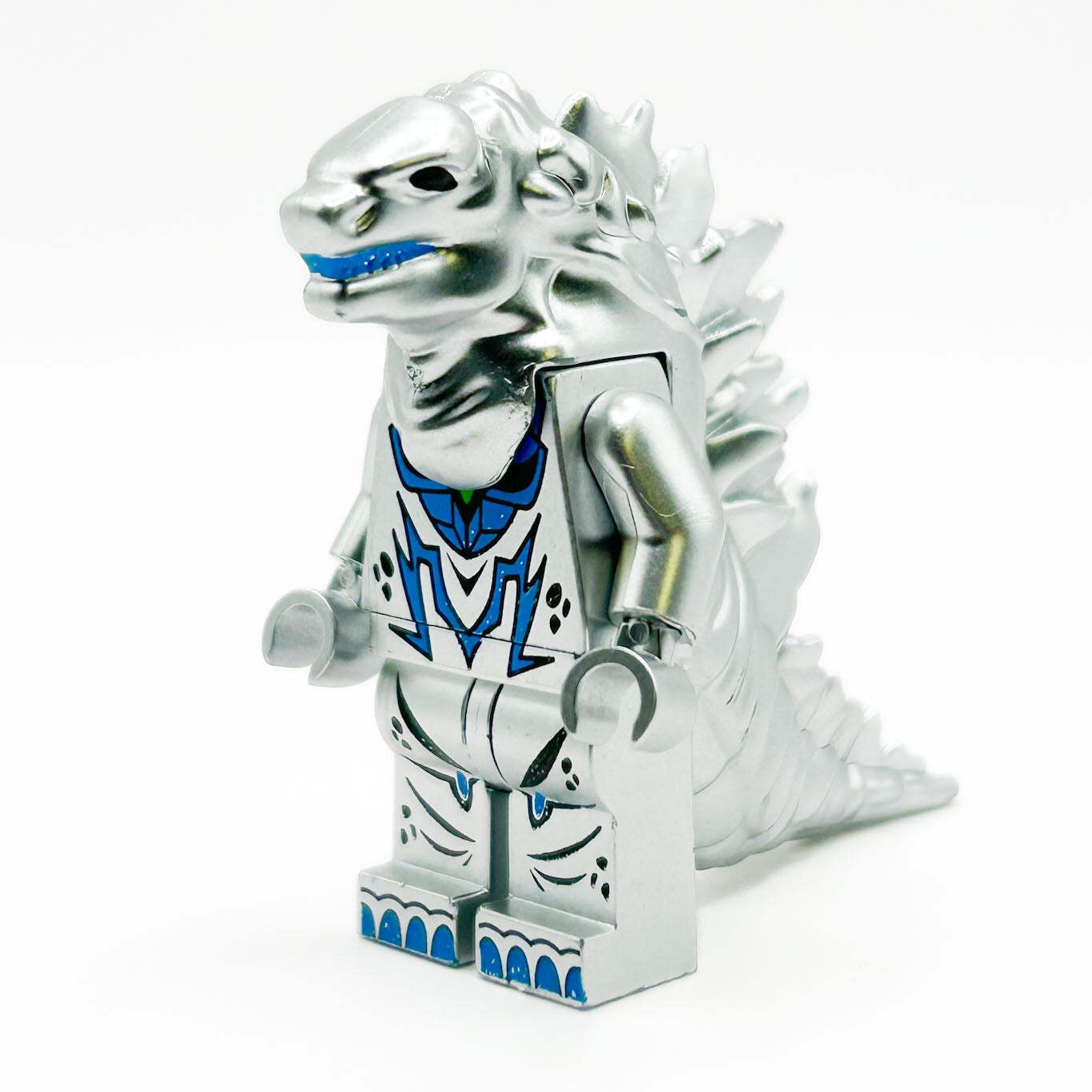 Silver Metallic Godzilla Minifig