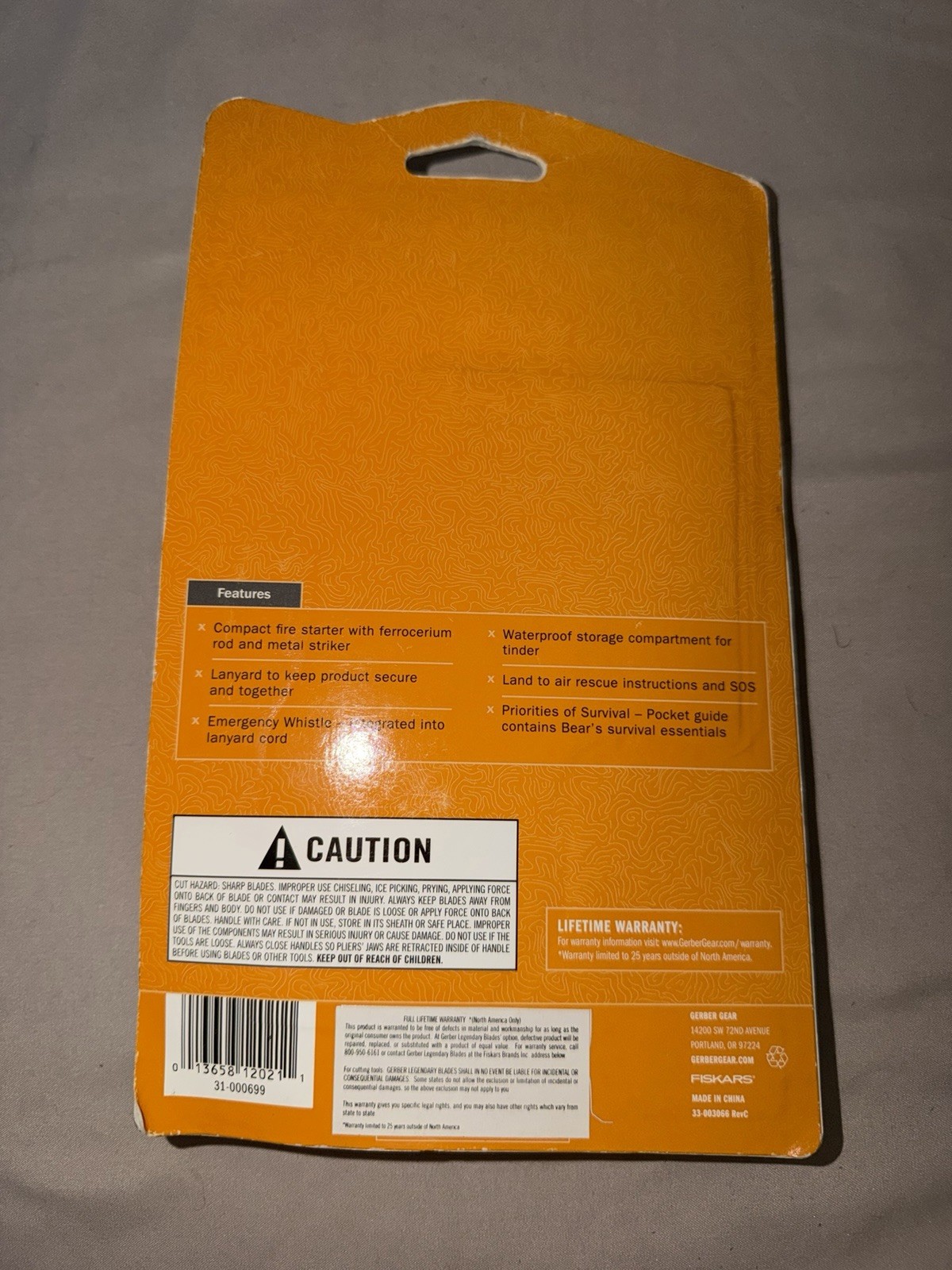 Gerber- Bear Grylls- Fire Starter- Survival Series- New !!