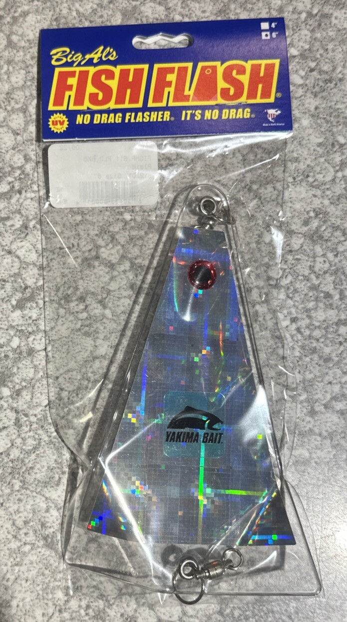 Big Al’s Fish Flash No Drag Flasher Trolling 6" Plaid