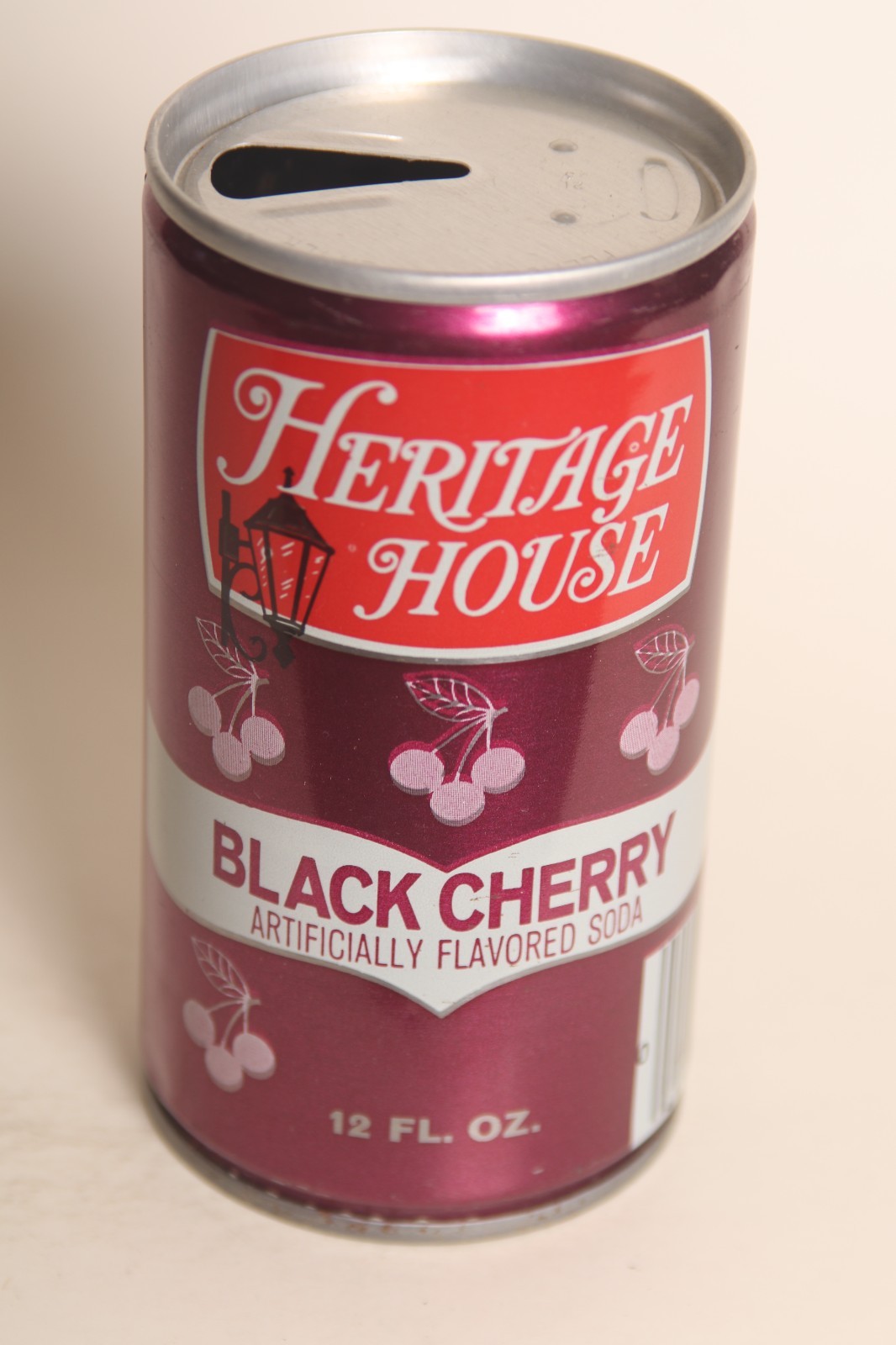 Heritage House Black Cherry soda can