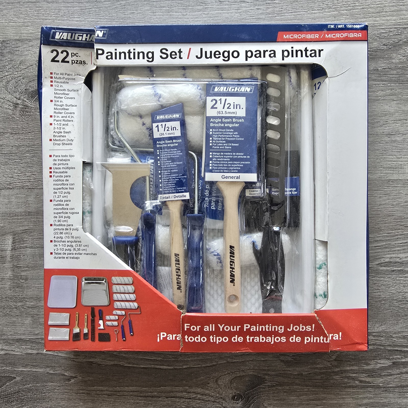 Vaughan 22 Piece Painting Set - Open Box