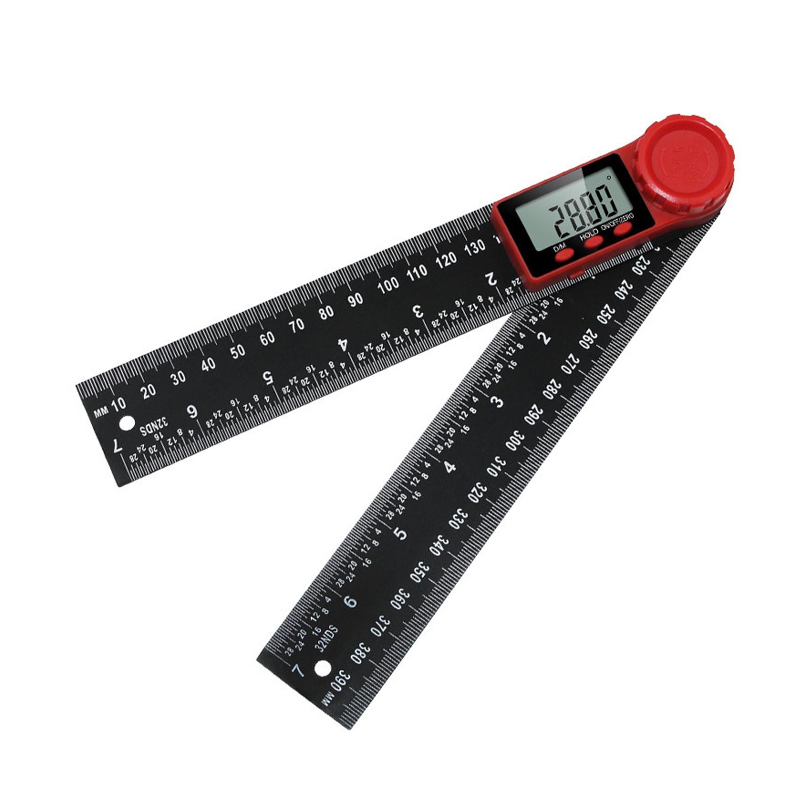 LCD Digital Display 200mm 0-360° Angle Finder Ruler Protractor Measure Meter b