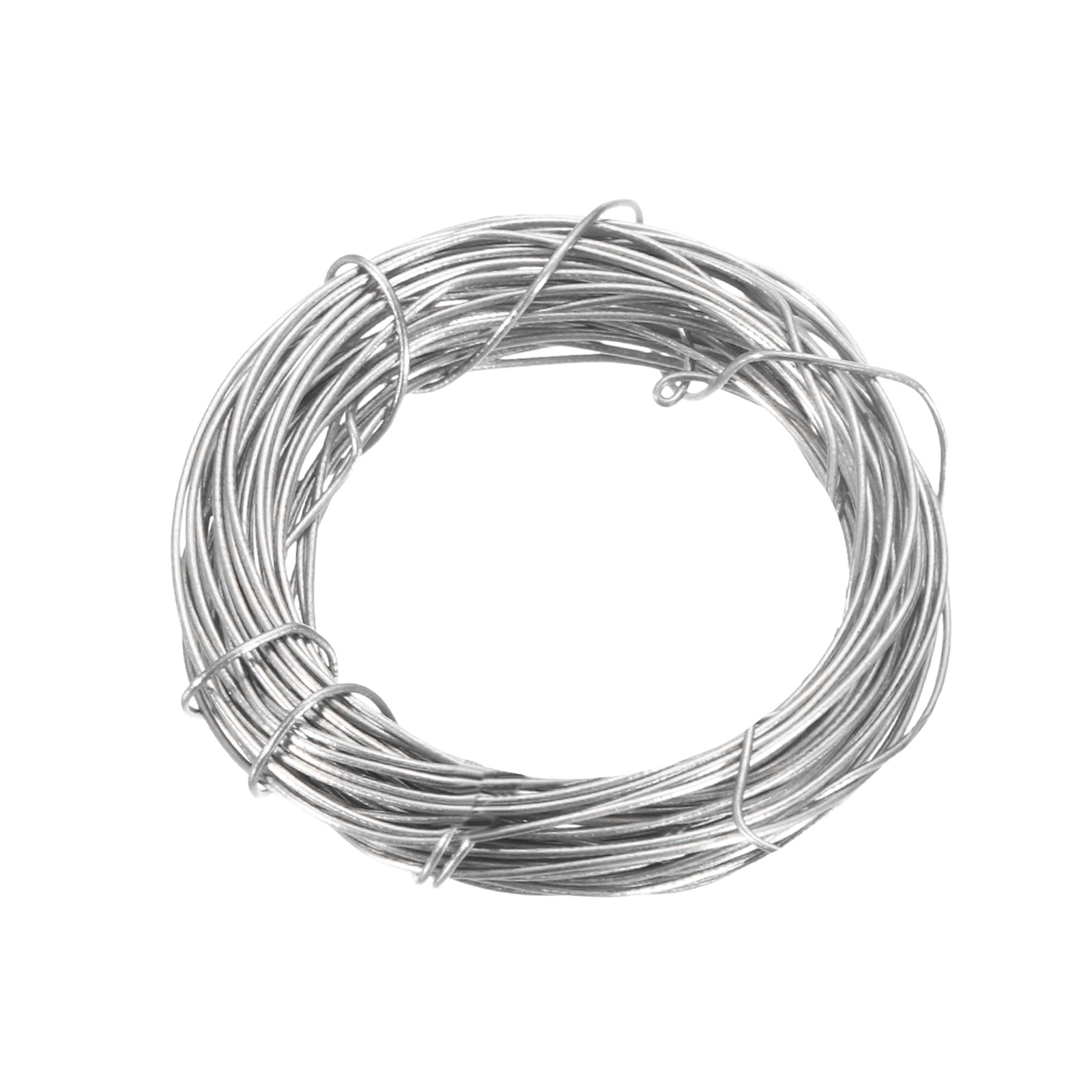 Titanium Wire, 10 Feet x 0.6mm 23 Gauge TA1 Titanium Soft Wire, Silver Tone