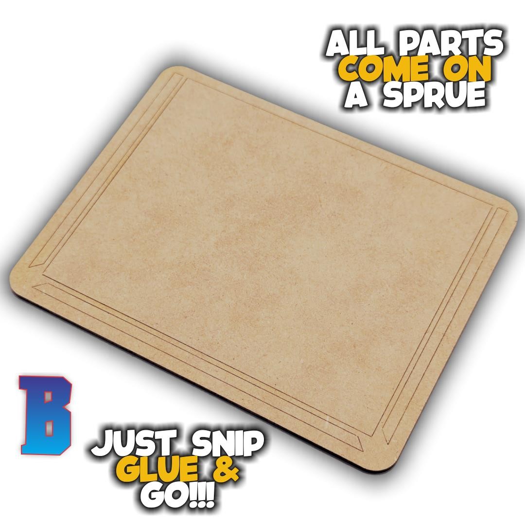 MDF Movement Tray for 50mm x 25mm Based Models for Wargaming Miniatures