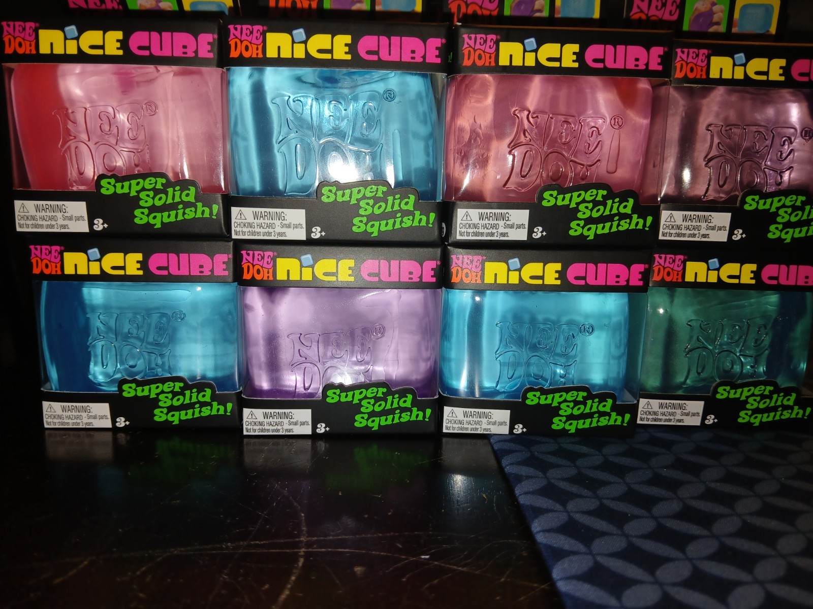 Nee Doh Nice Cube Unopened Lot of 2 Random Colors