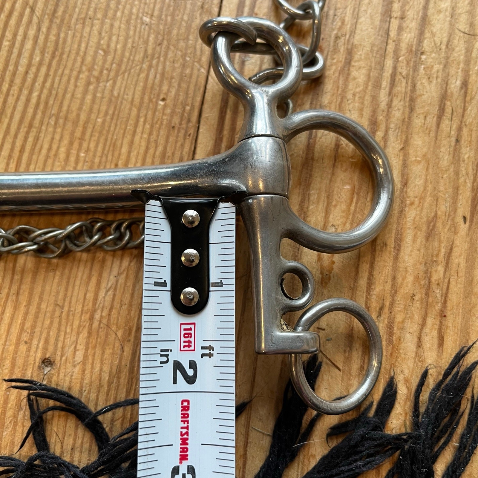 Mullen Mouth Tom Thumb Pelham Bit 5”