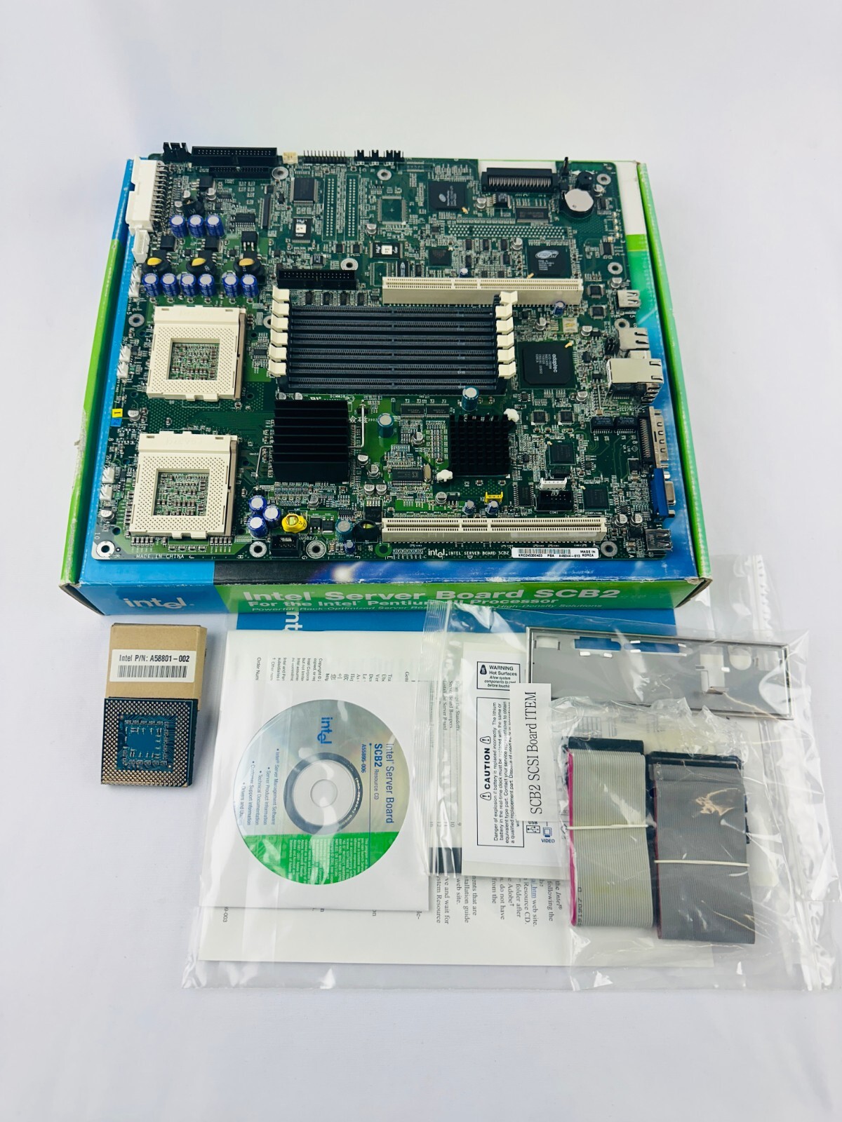 Intel SCB2 SCB2SCSI Industrial Server Board with A58801-002 processor