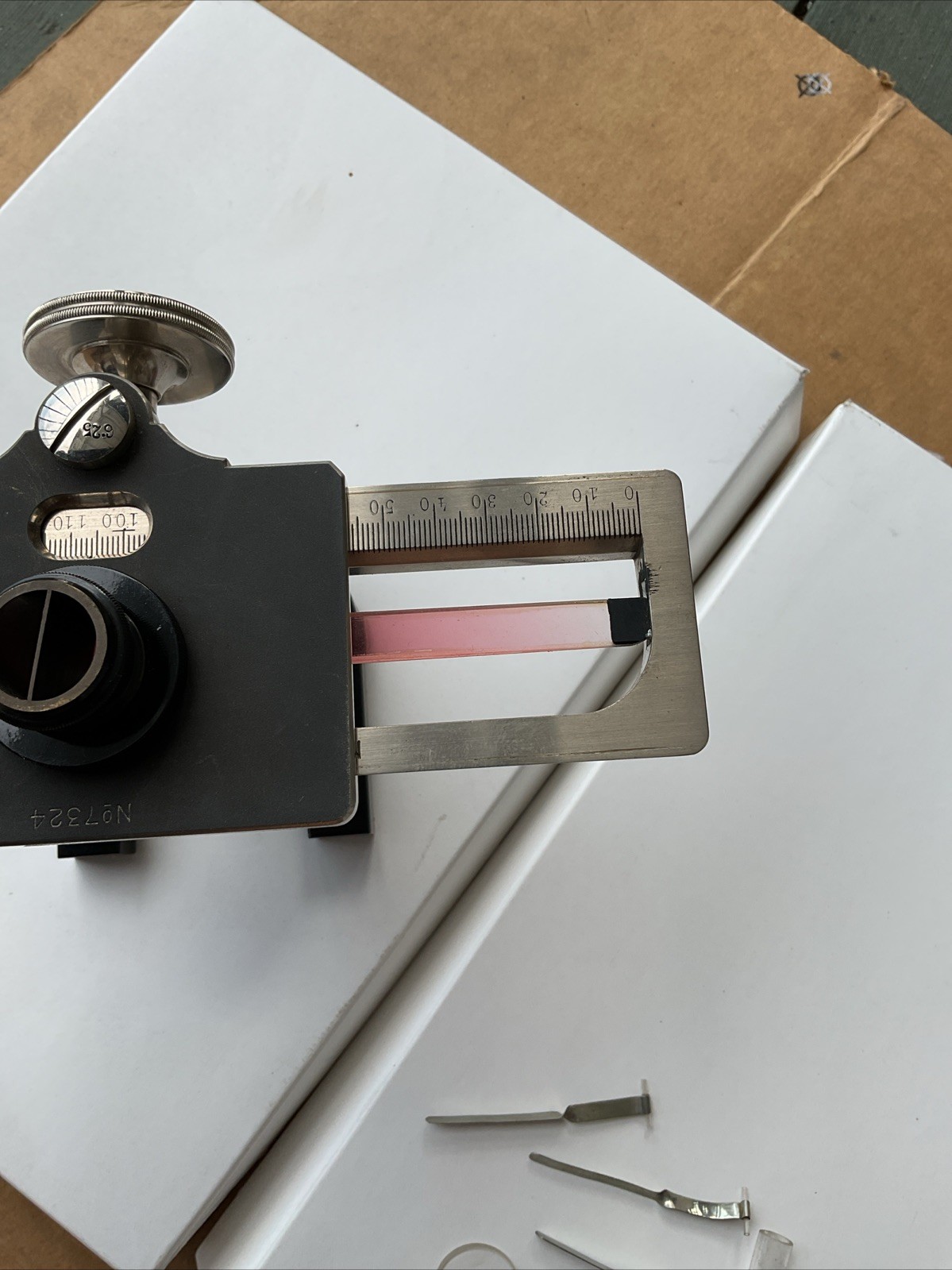Antique 19th Century C. Reichart Hamometer Relative Microscope