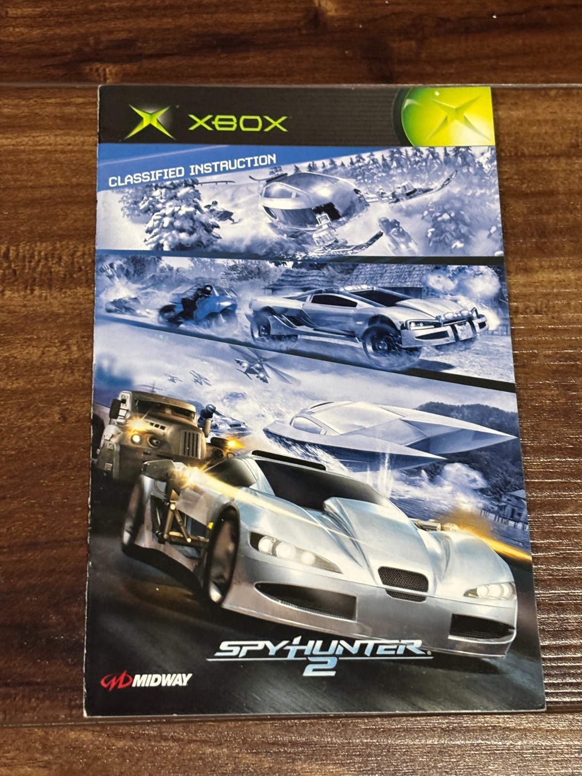 Spy Hunter 2 SpyHunter II XBOX Instruction Manual Only