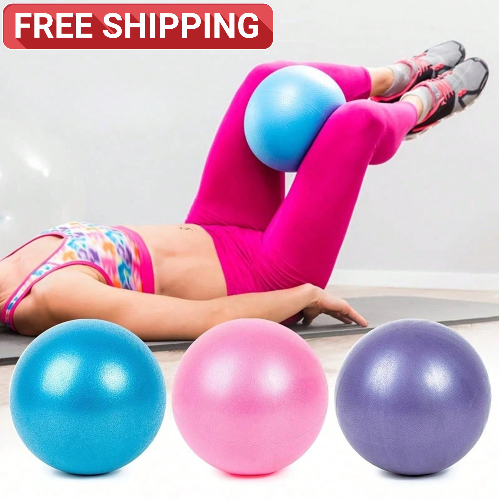 Mini Exercise Ball Pro Body Pilates For Fitness Bender Toning Yoga Barre Core