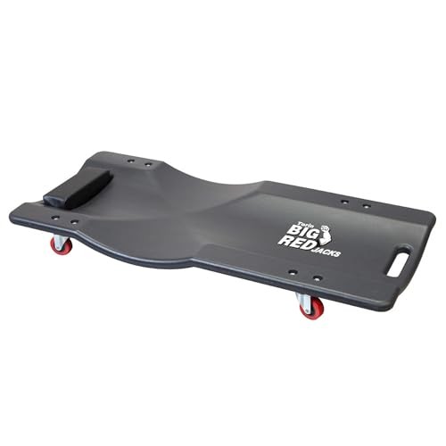 Torin 36" Rolling Garage Creeper, Shop Creeper Plastic Creeper-36inch-Black