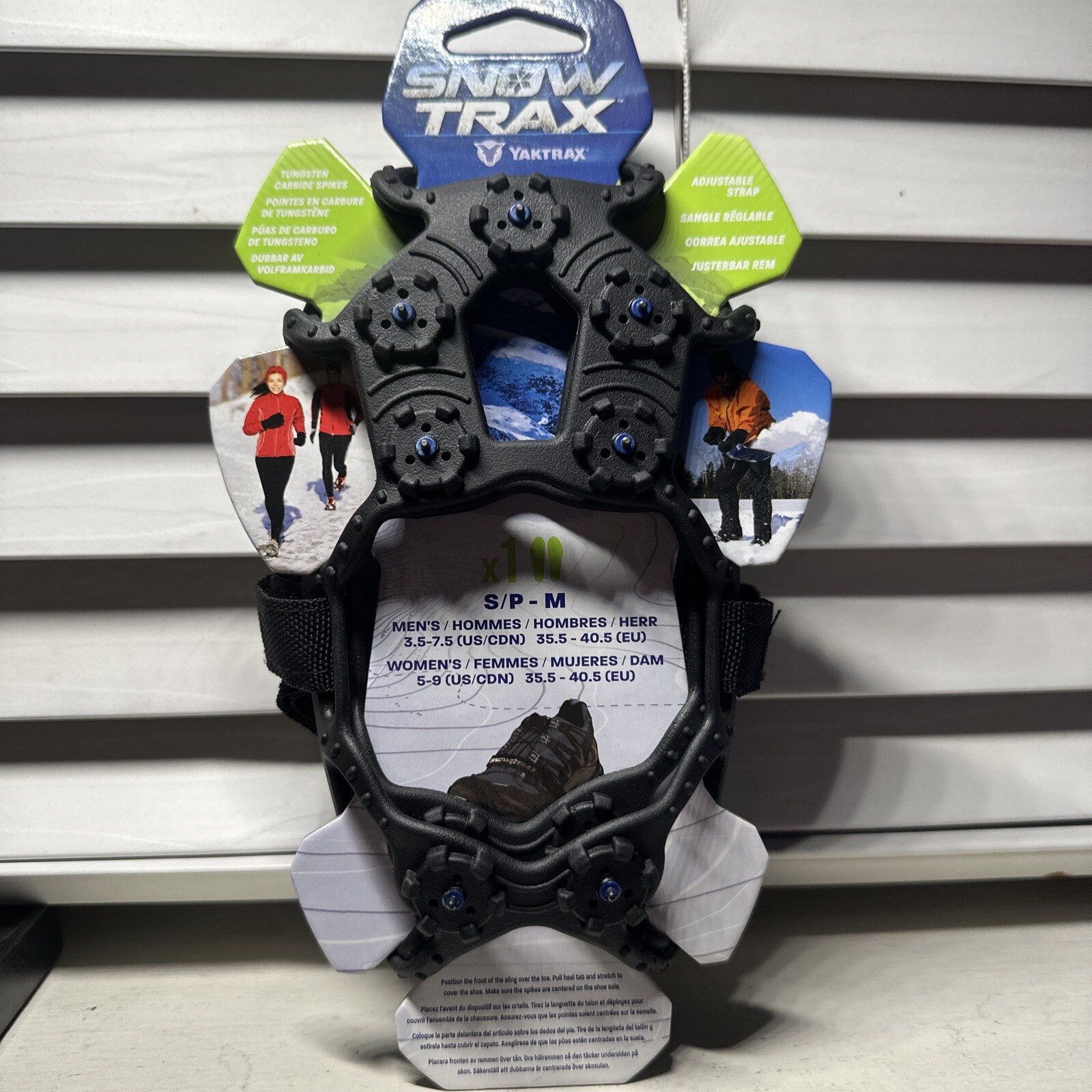 Snow Trax Snowtrax Yaktrax Traction Gear Shoes/Boots (Men’s 3.5-7.5 Women’s 5-9)