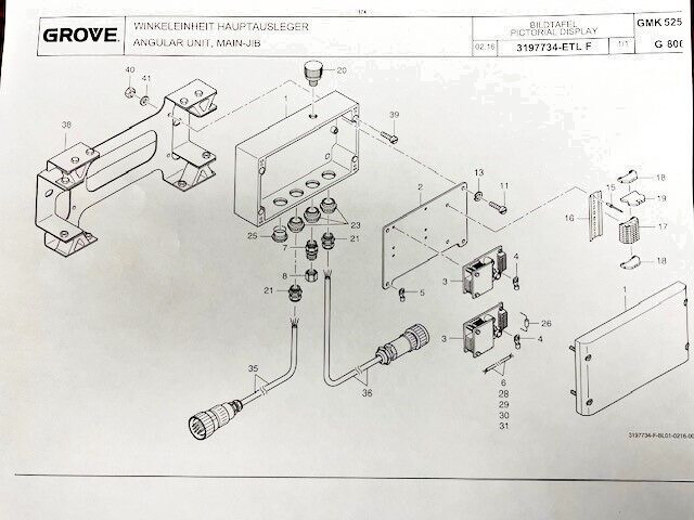 MANITOWOC CRANE CARE 03142315 PLUG SACCEC-M12MS-5CON-M16