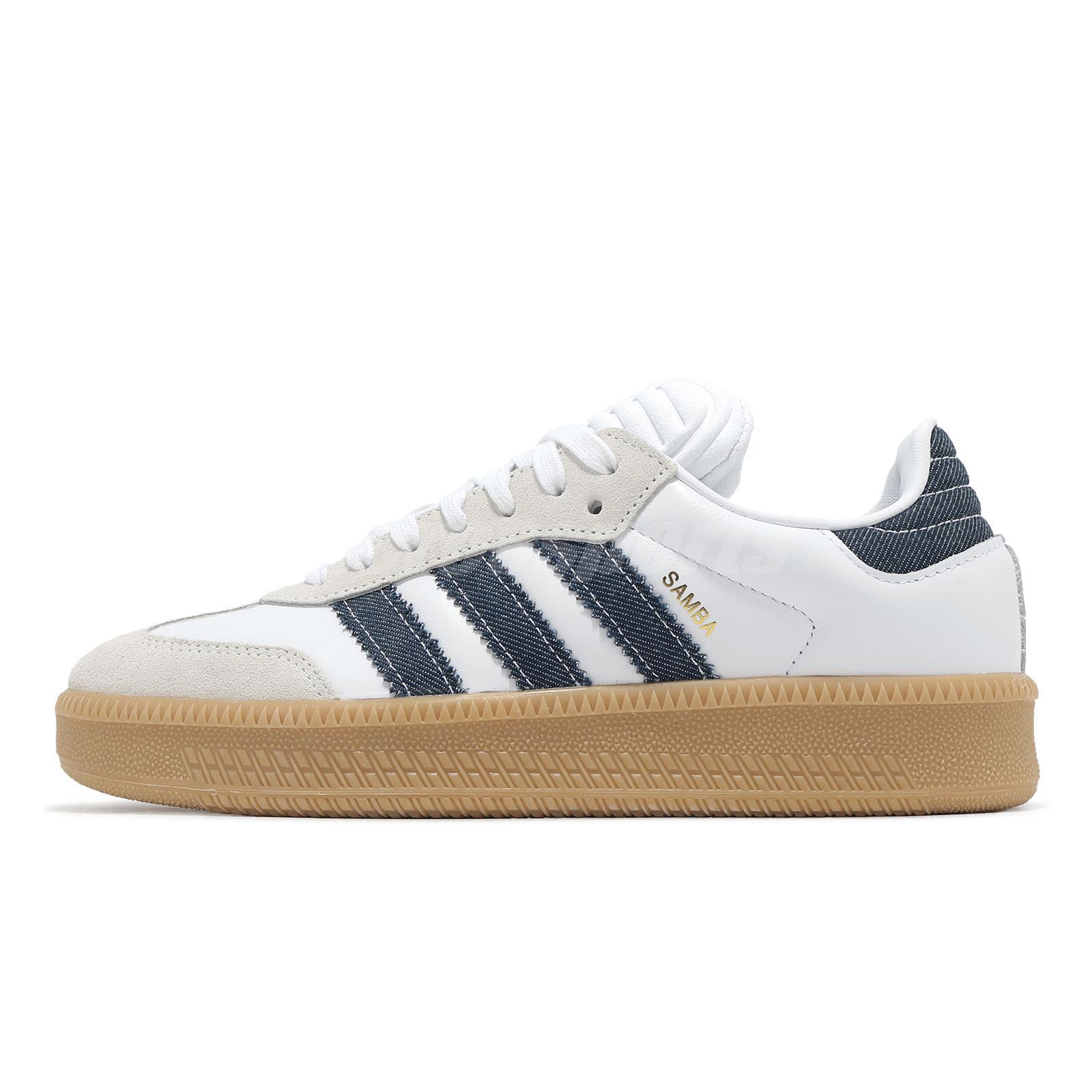 adidas Originals Samba XLG White Night Indigo Denim Men Unisex Casual JQ7440