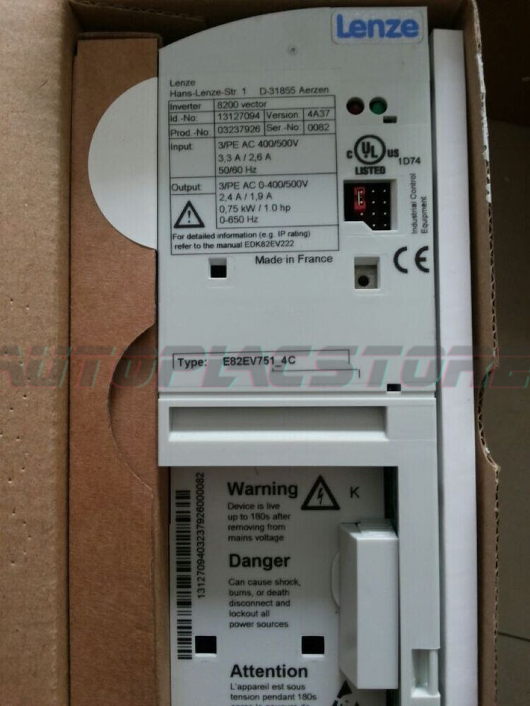 1PCS LENZE Inverter E82EV751K4C E82EV751_4C New In Box Expedited Shipping~