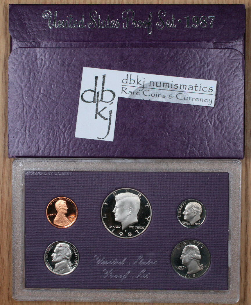 1987 S Proof Set - US Mint - OGP