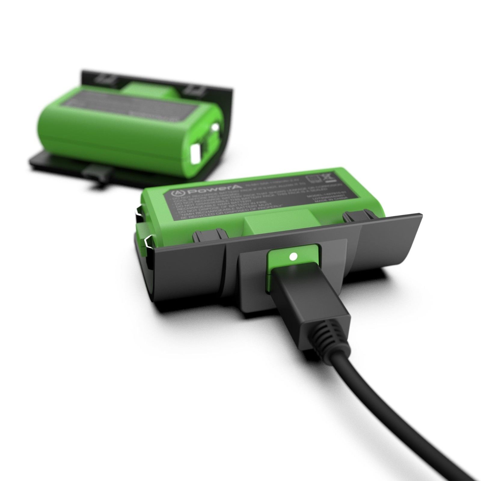 Xbox Rechargeable Battery Pack 1100mAh 2 Pack 10ft USB Cable Charge Kit for