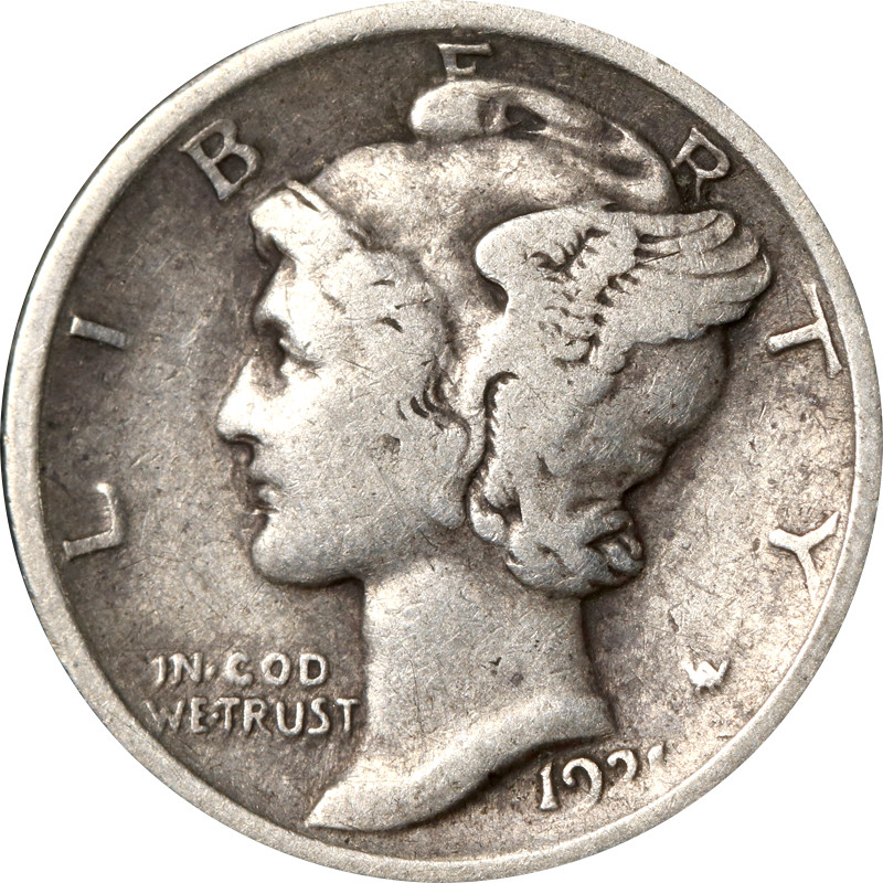 1921-P Mercury Dime - Key Date