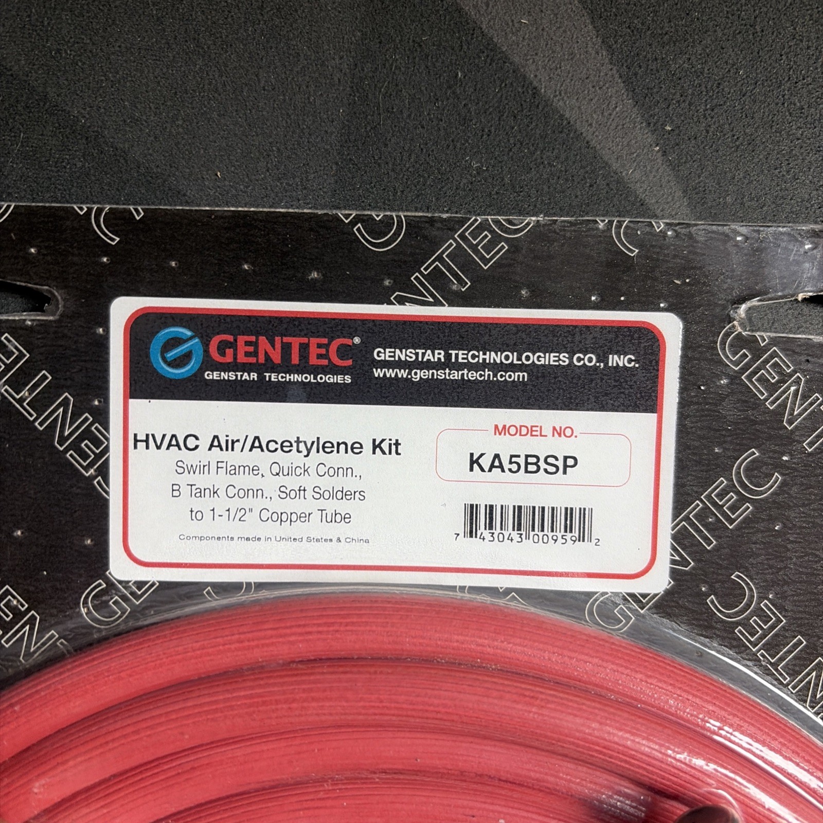 gentec air acetylene kit