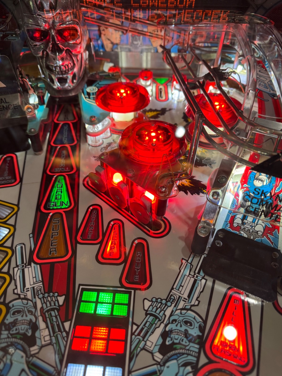Terminator 2 Pinball Machine GI (General Illumination) LED Kit