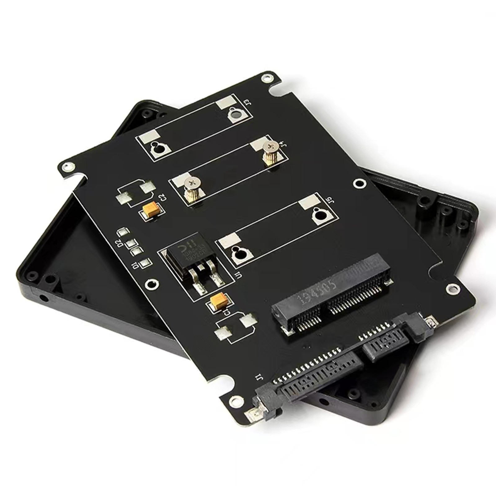 2.5 Inch SATA to mSATA SSD Enclosure Converter Internal / External Adapter F