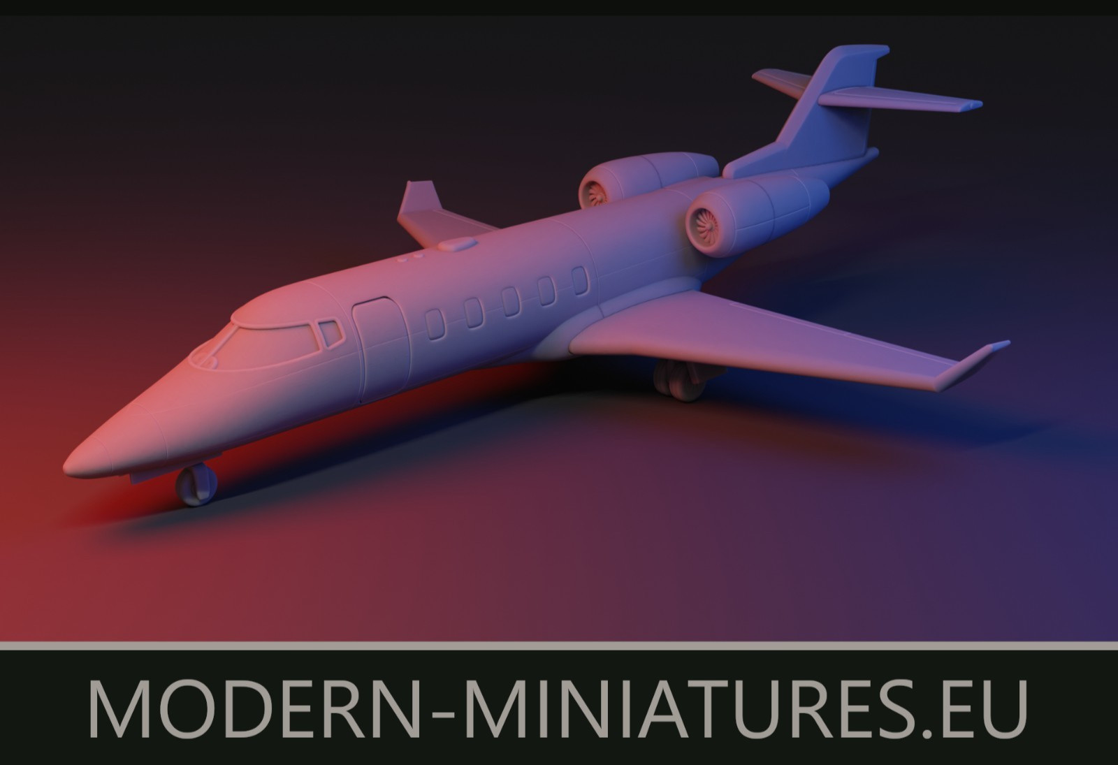 Modern Miniature Private Jet Plane Terrain Scenery Objective Marker Spectre Ops