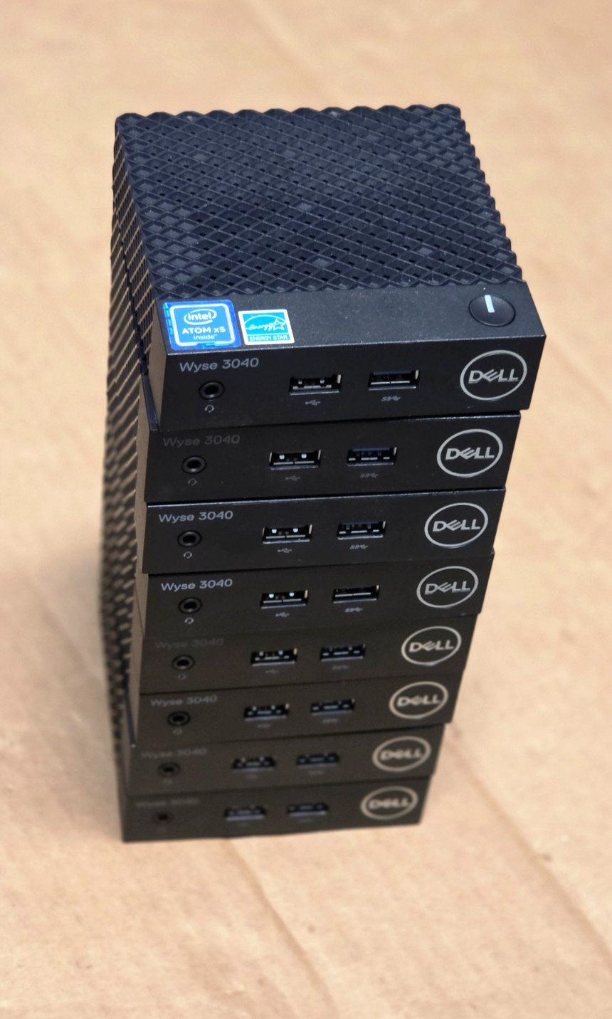Dell Wyse 3040 Thin Client Intel Atom 12V, 2GB RAM 8GB SSD. Will Not Boot - ASIS