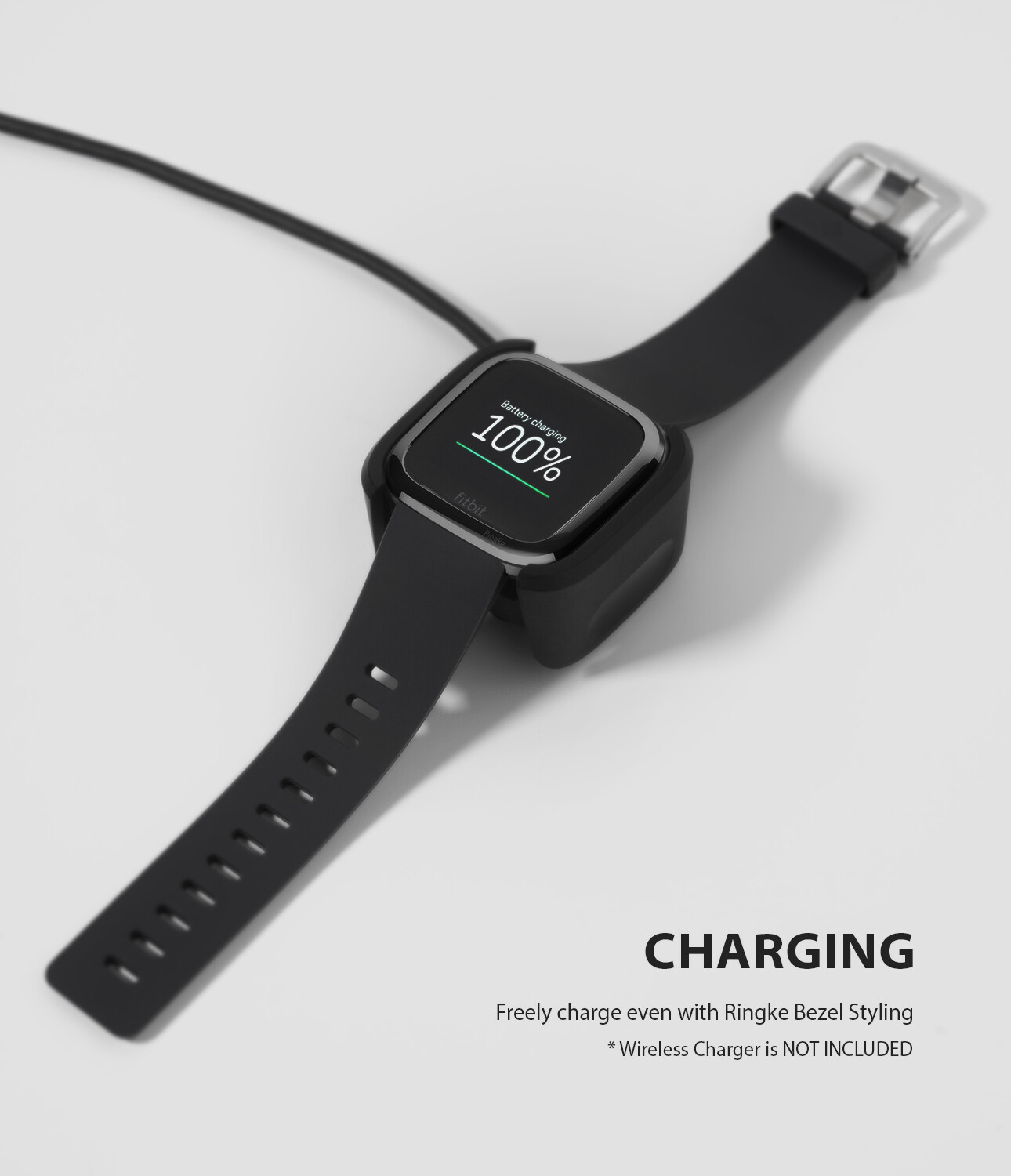 For Fitbit Versa 2 | Ringke Bezel Styling Frame Case Cover Stainless Protector