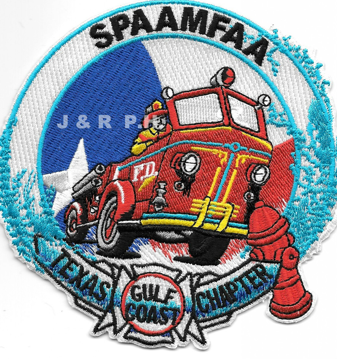 Texas Gulf Coast - S.P.A.A.M.F.A.A.  (4.5" round size) fire patch
