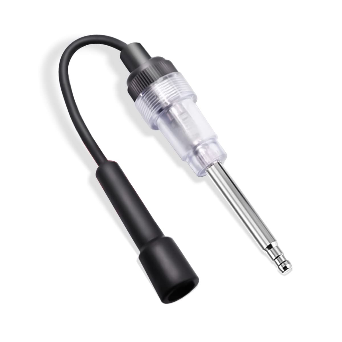 Inline Spark Plug Tester, Straight Boot Engine Ignition Tester Light Easy to ...